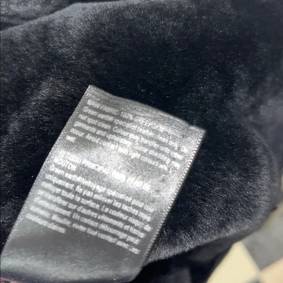 L.K. Bennet CT Amberly Black 100% Sheepskin/Shearling Coat Jacket- size Small